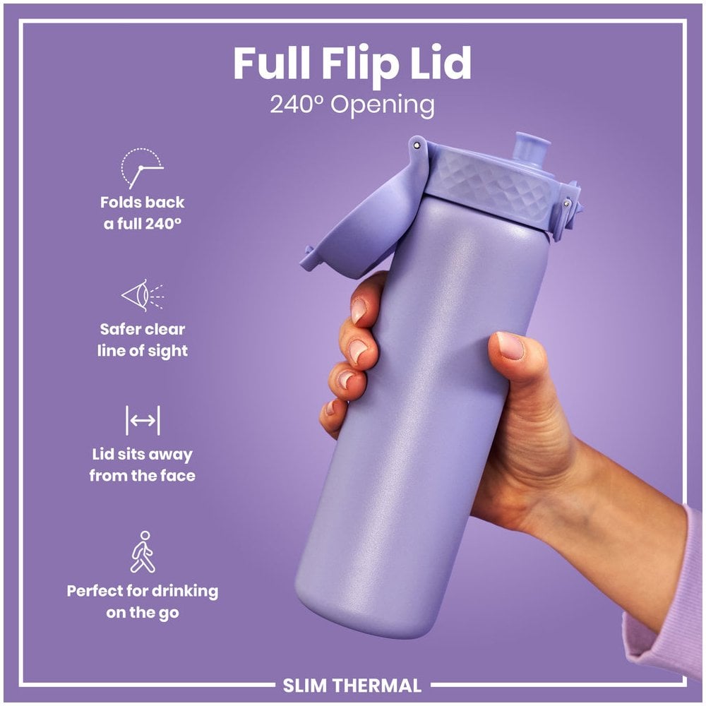 Leak-Proof Slim Thermal Steel Water Bottle