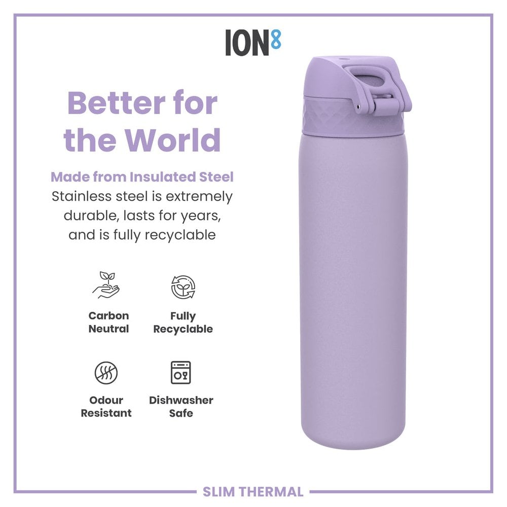 Leak-Proof Slim Thermal Steel Water Bottle