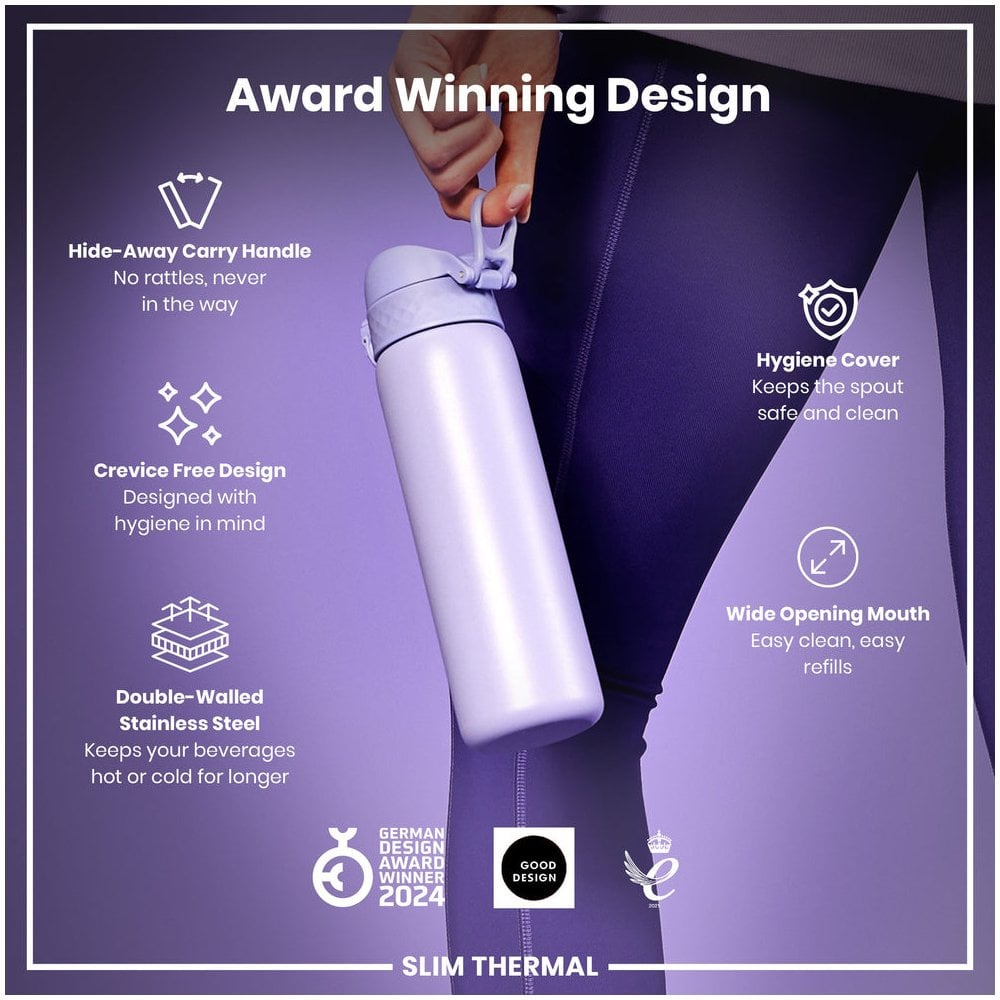 Leak-Proof Slim Thermal Steel Water Bottle