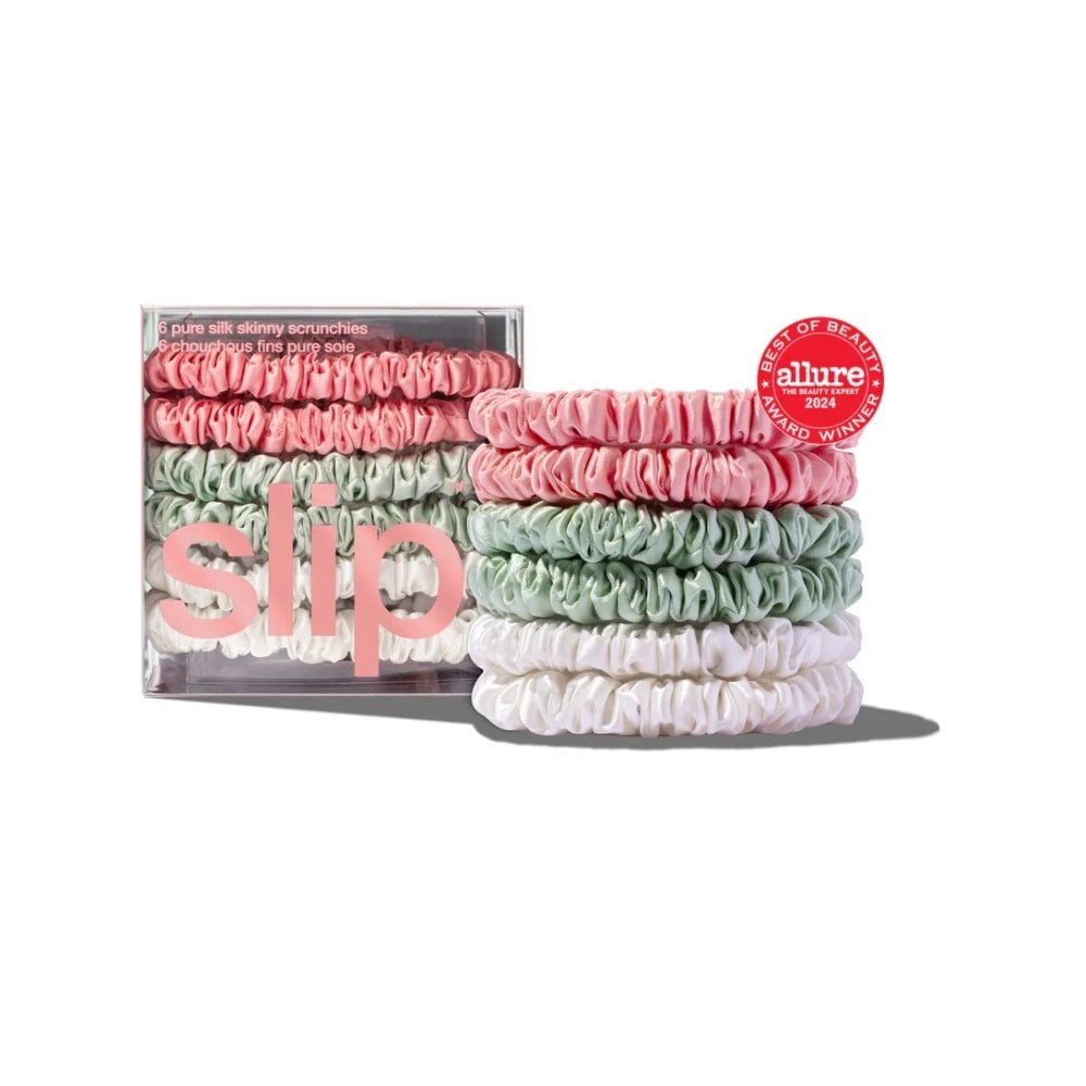 skinny scrunchies - set of 6