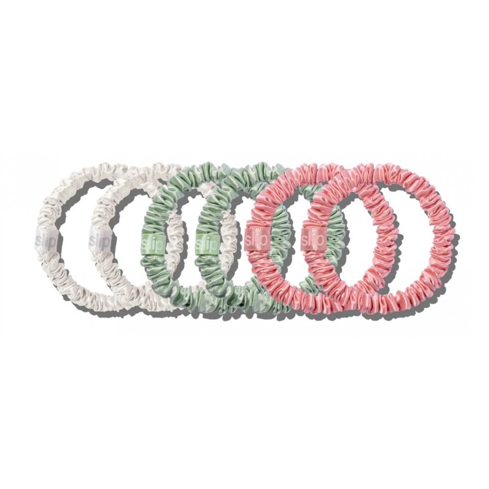 skinny scrunchies - set of 6