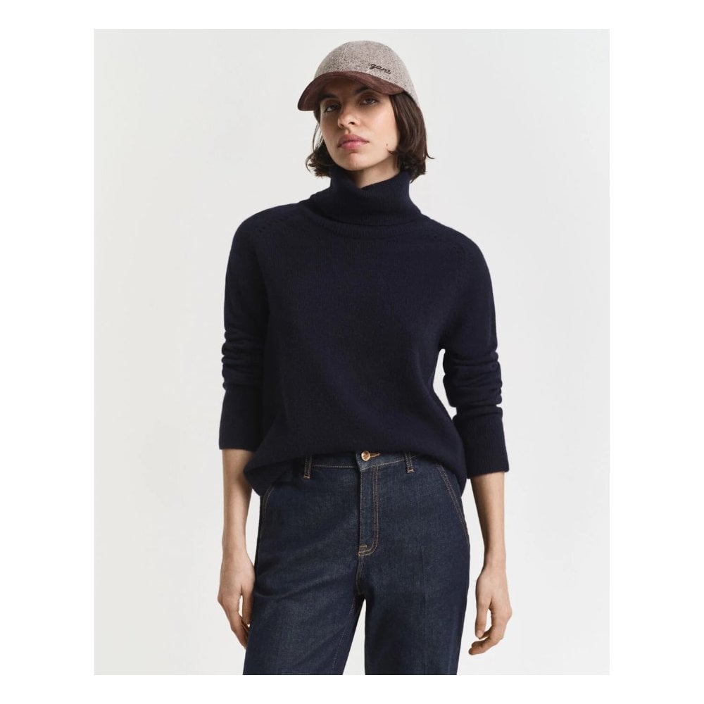 Soft Wool Cashmere Blend Turtleneck Sweater