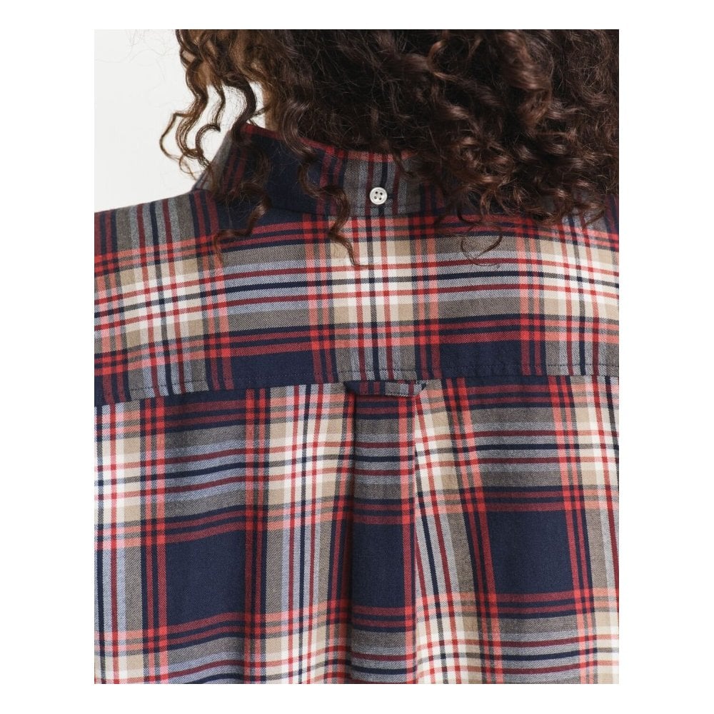 Relaxed Fit Checked Flannel Shirt