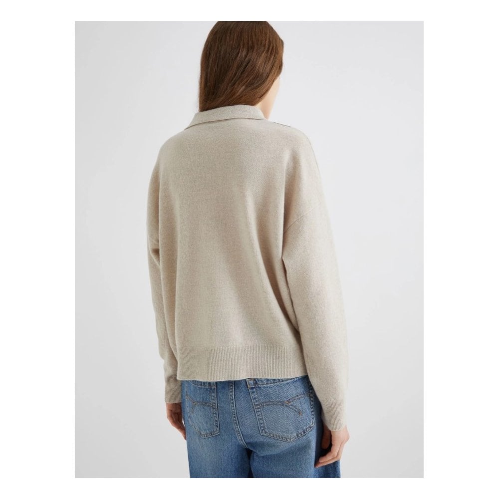 Caviale Inlay-Detail Polo-Neck Sweater