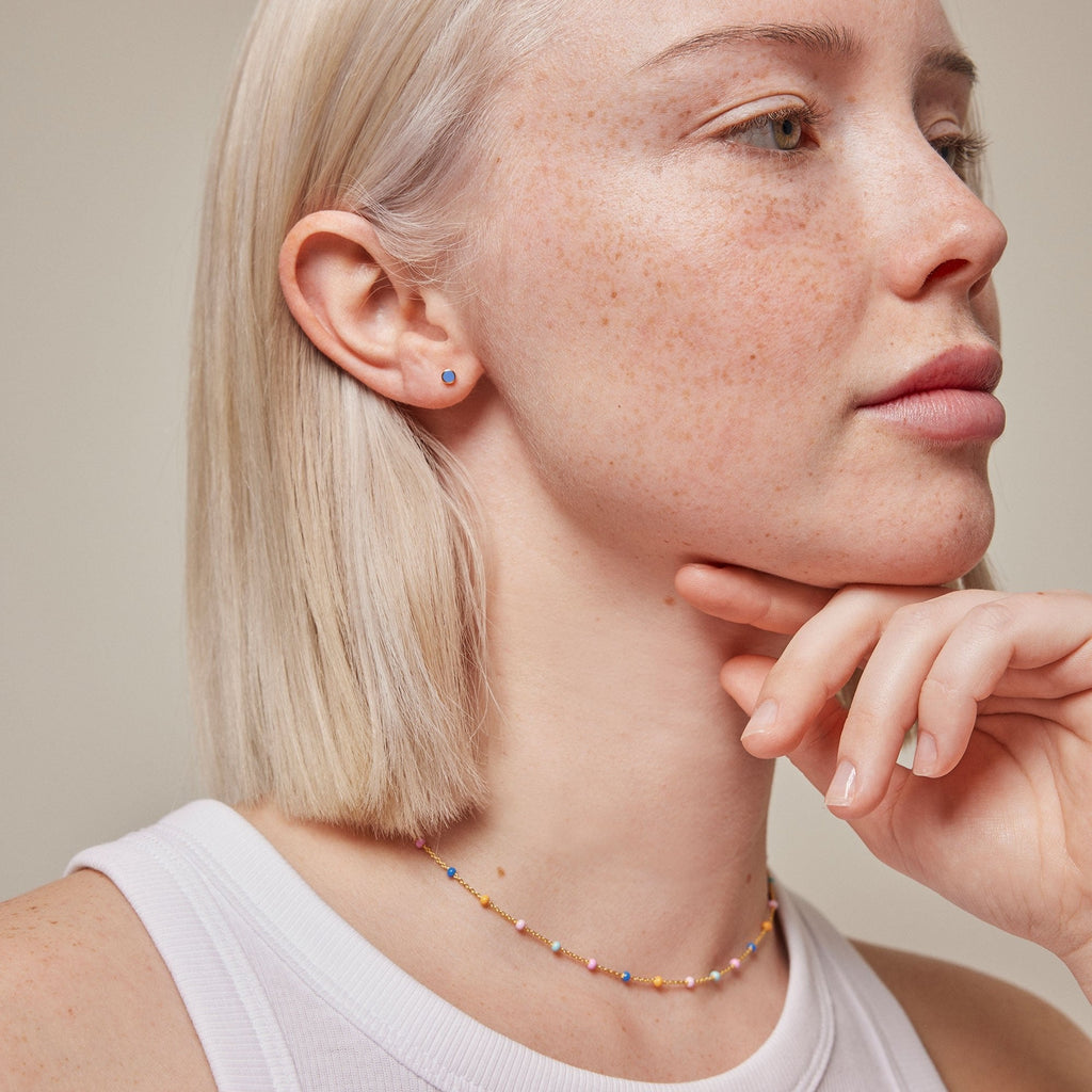 Enamel Dot Stud