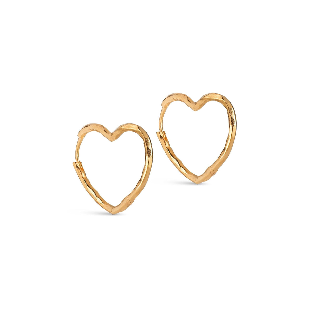 Organic Heart Medium Hoops