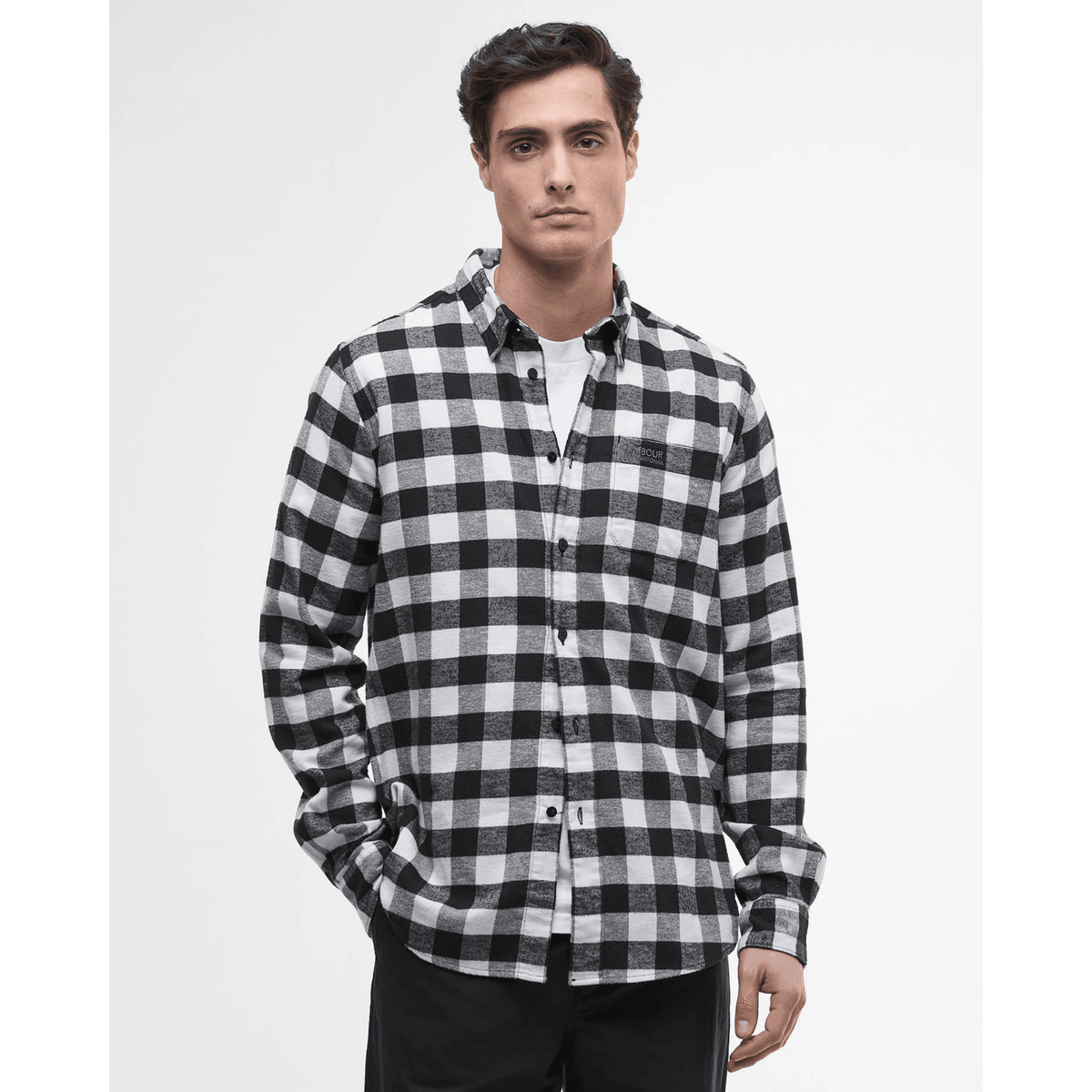 B.Intl Blackstreak check shirt