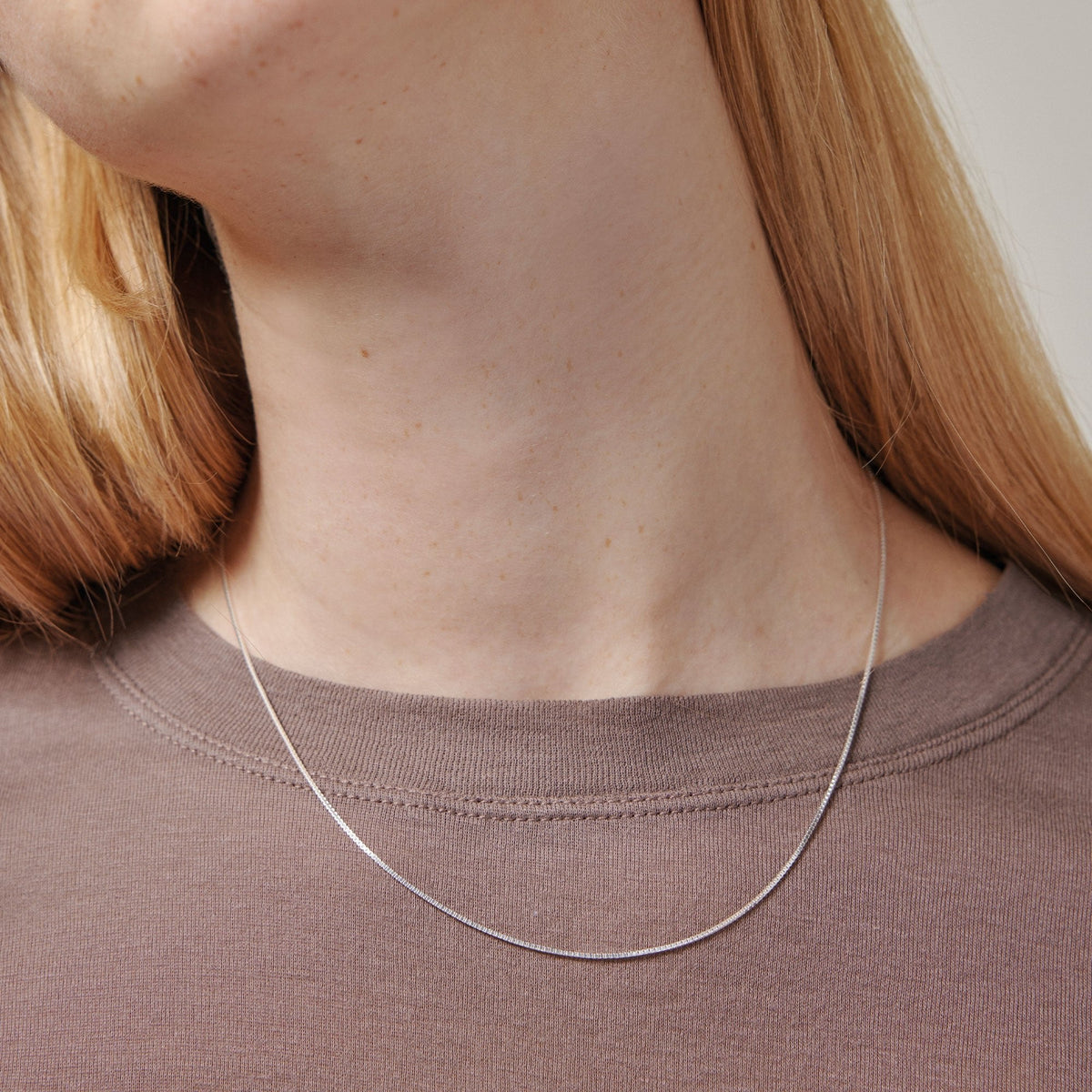 Box Chain 0.85mm Necklace