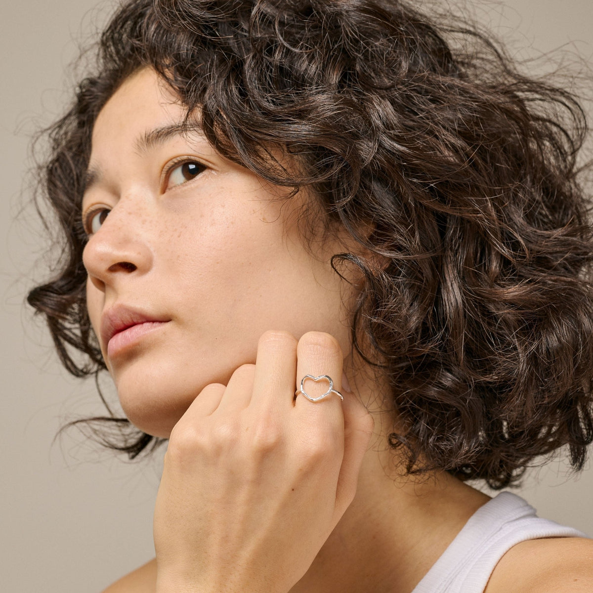 Organic Heart Ring
