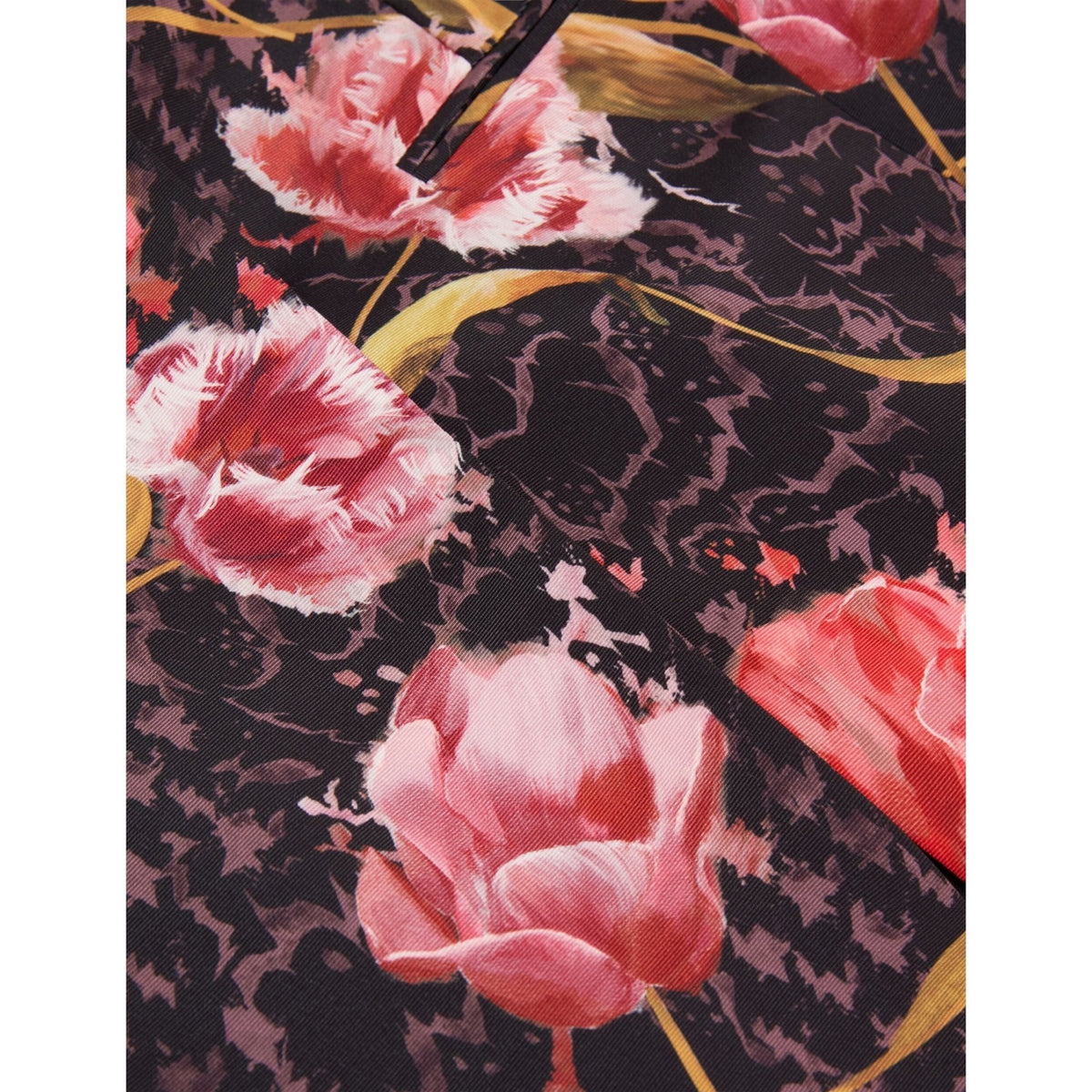 Kwari Rose Print Hourglass Tailored Blazer