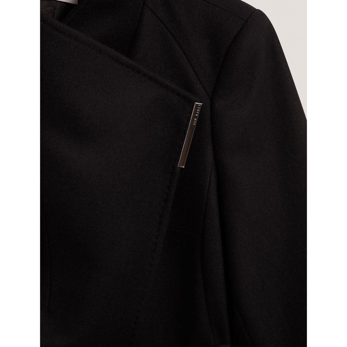 Rosess Short Belted Wool Wrap Coat