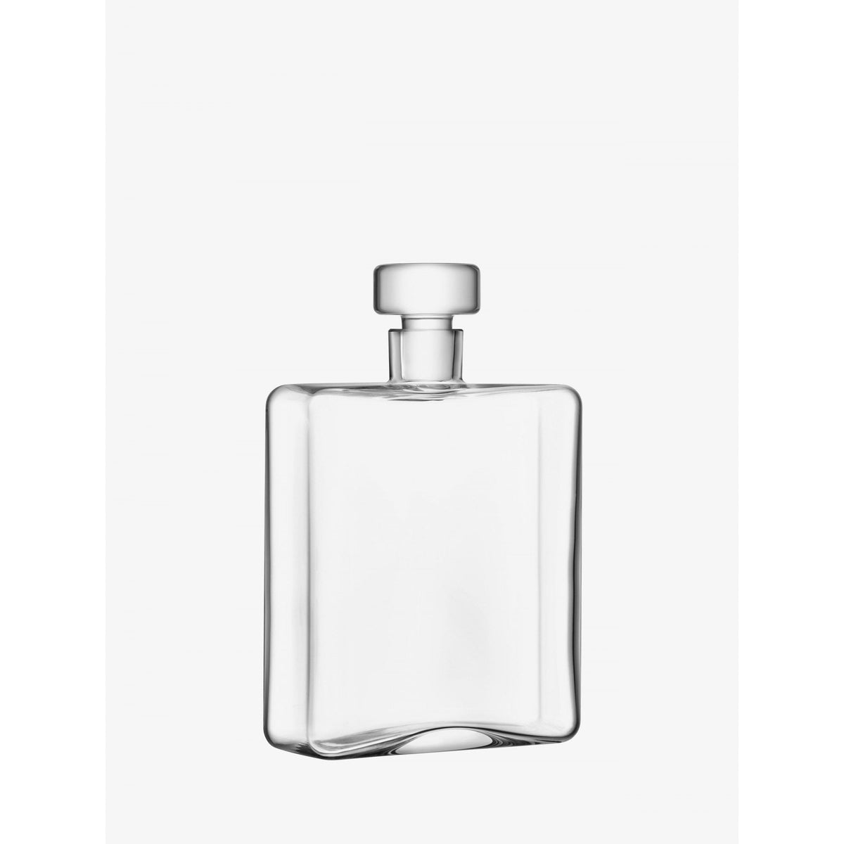 Cask Whisky Oblong Decanter 1L Clear