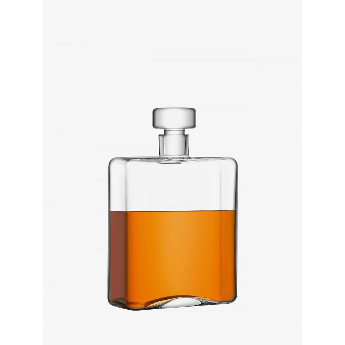 Cask Whisky Oblong Decanter 1L Clear