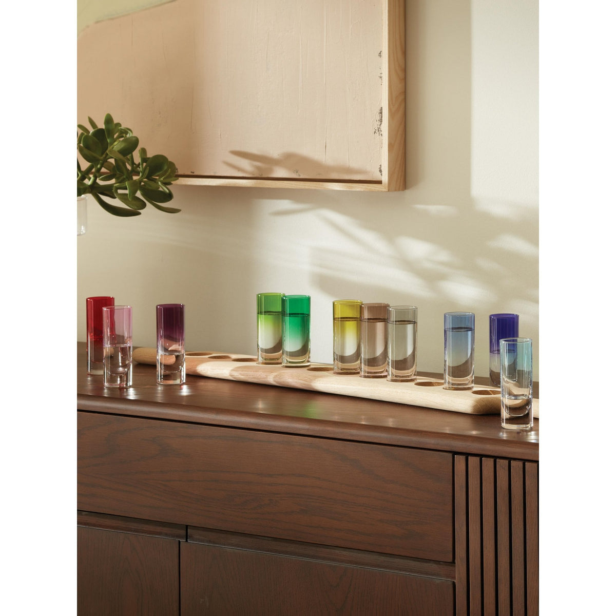 Paddle Grand Vodka Set & Oak Paddle L77cm