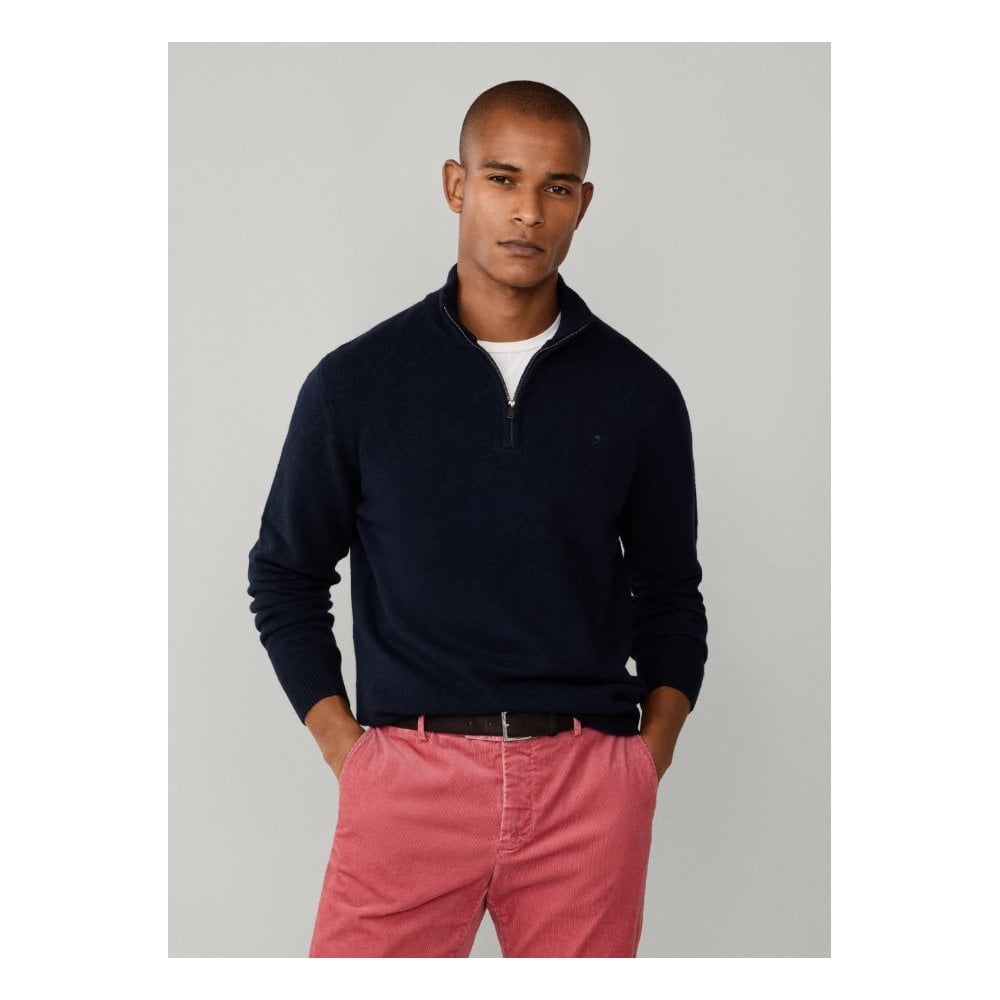 Lambswool Quarter Zip Jumper