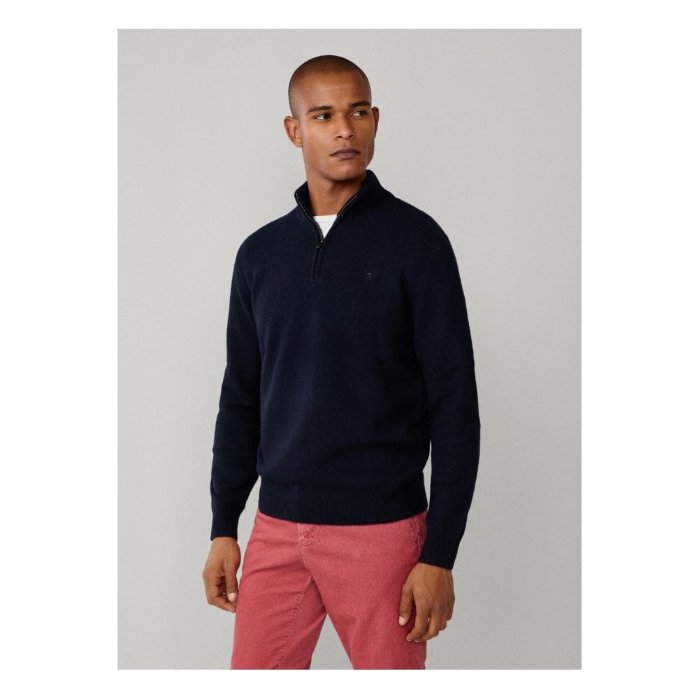 Lambswool Quarter Zip Jumper