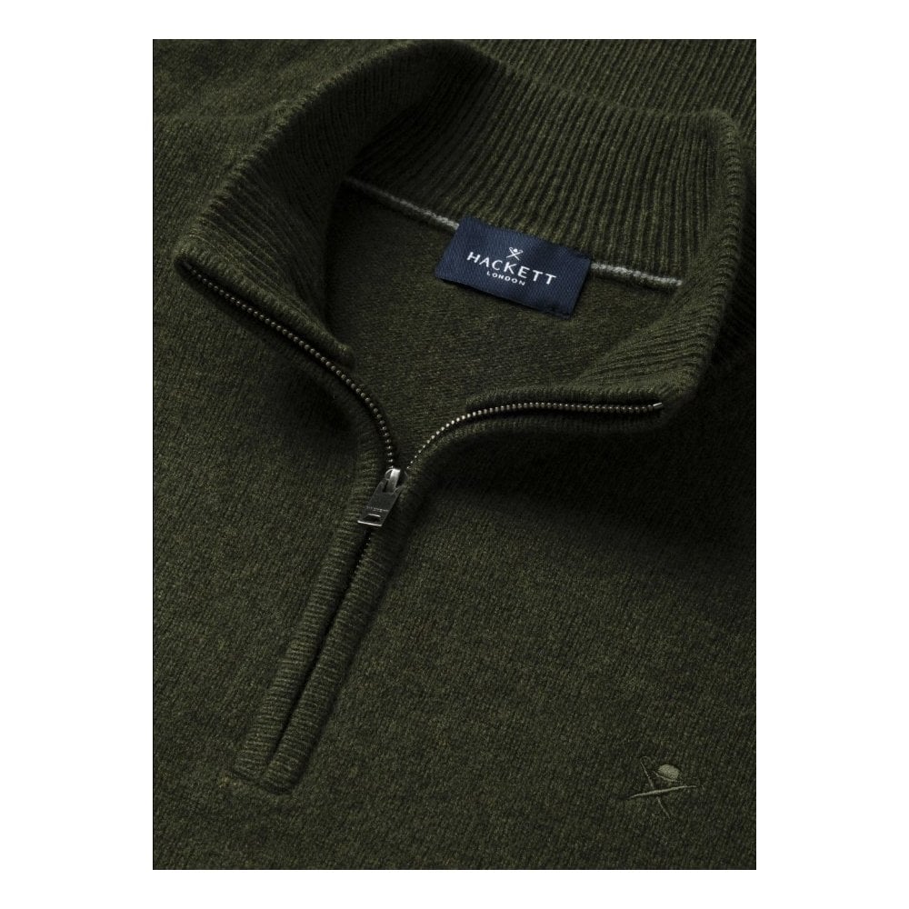 Lambswool Quarter Zip Jumper