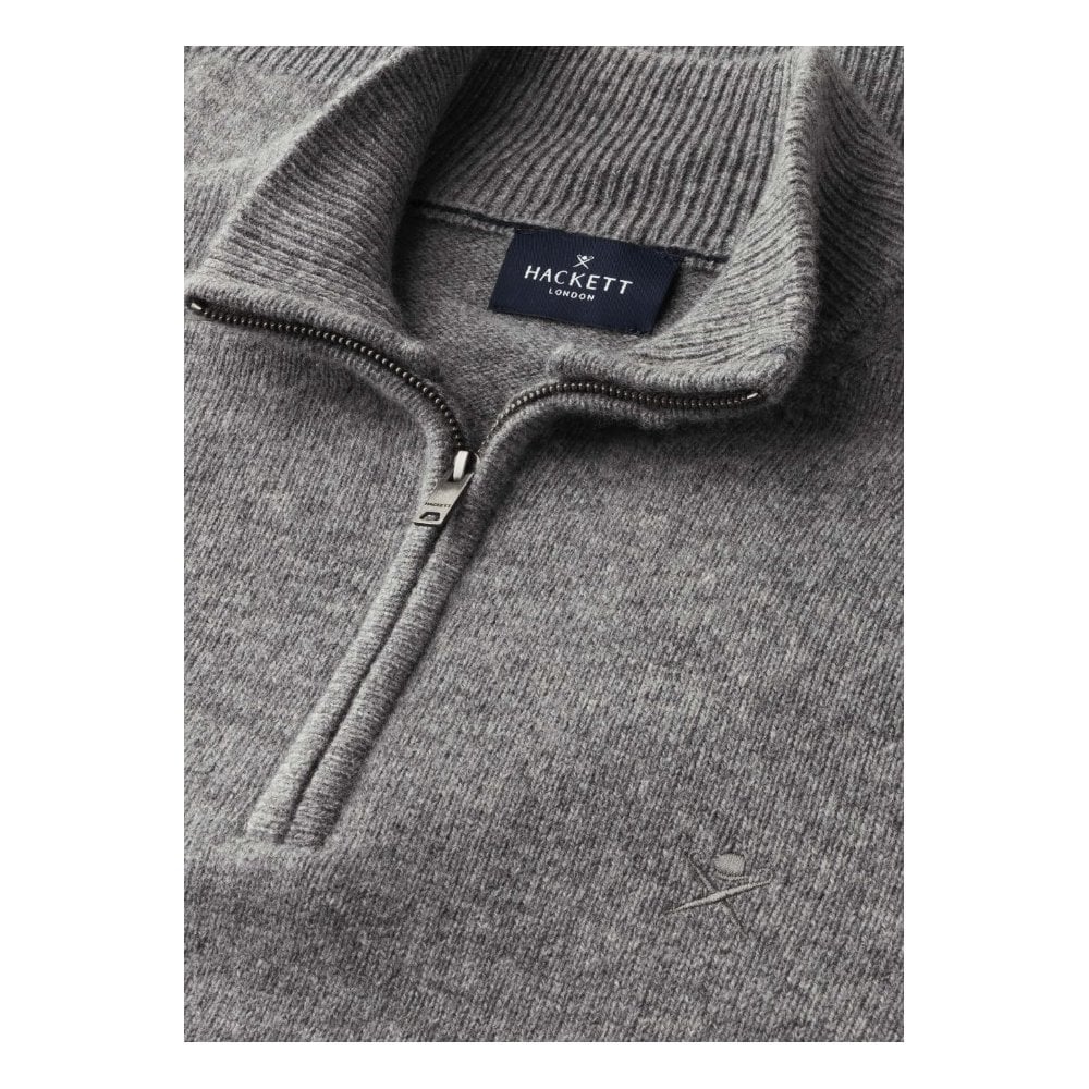 Lambswool Quarter Zip Jumper