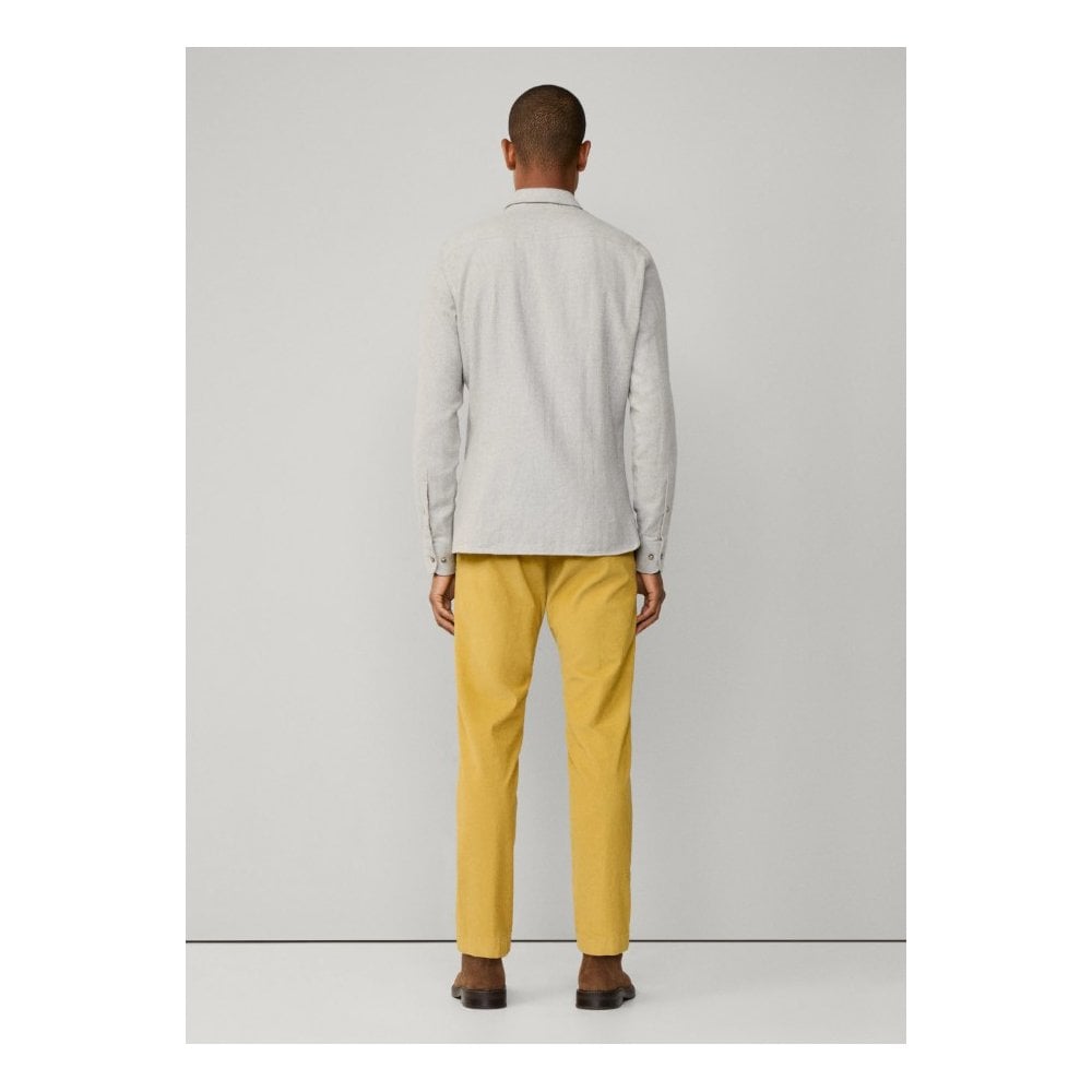 Tailored Fit Brushed Herringbone Shirt