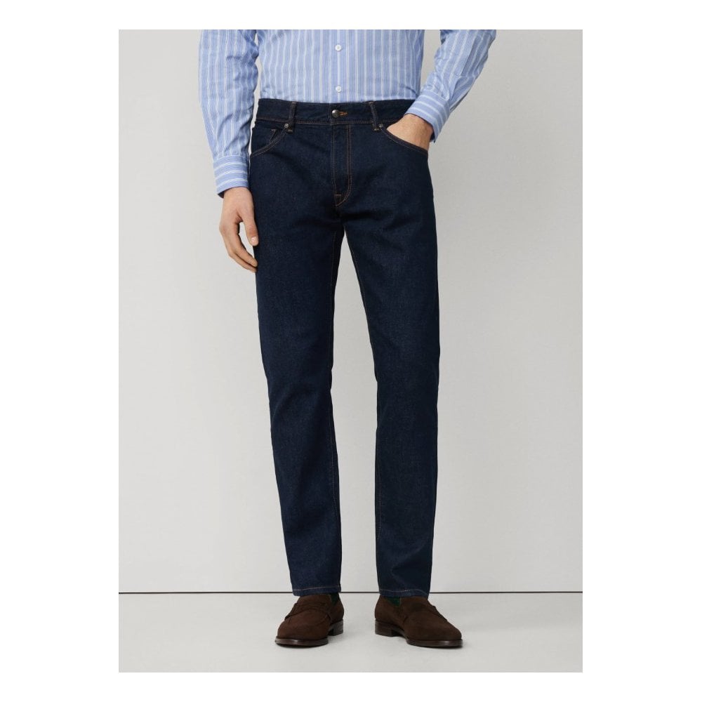 Slim Fit Selvedge Rise Wash Denim