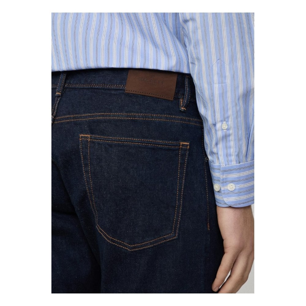 Slim Fit Selvedge Rise Wash Denim