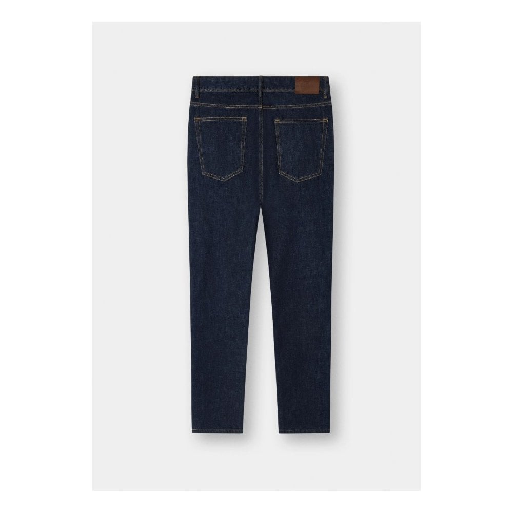 Slim Fit Selvedge Rise Wash Denim
