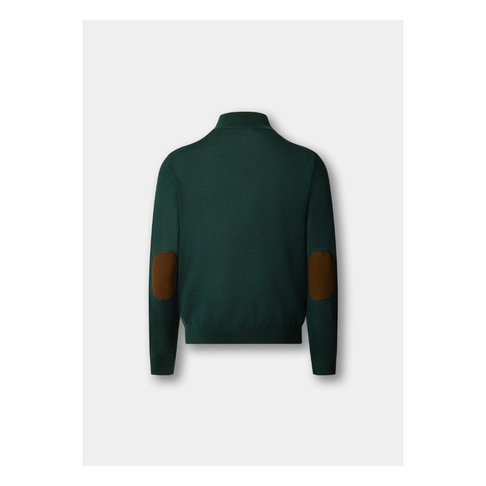 Merino Wool-Silk Quarter Zip Jumper