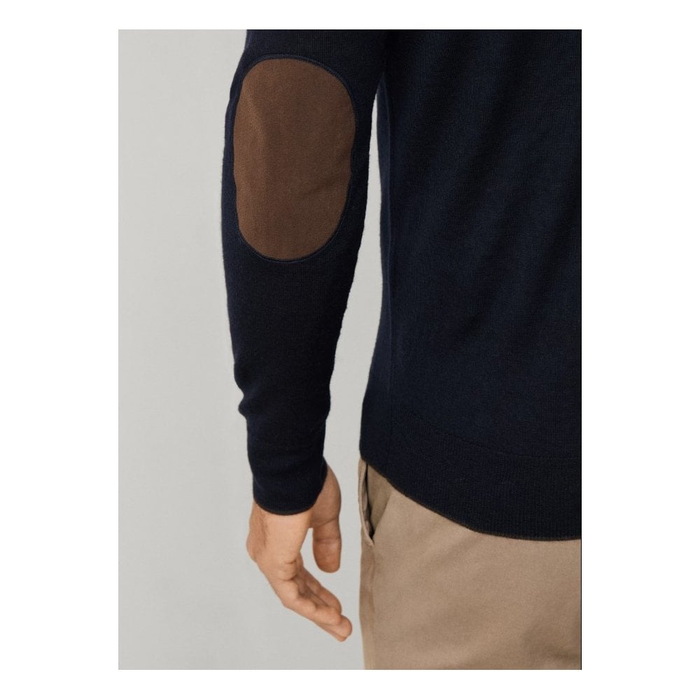 Merino Wool-Silk Quarter Zip Jumper