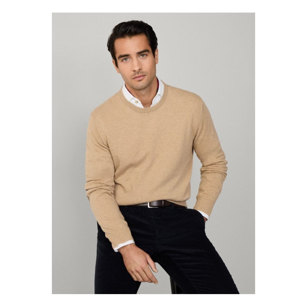Merino Wool Blend Crew-Neck Jumper