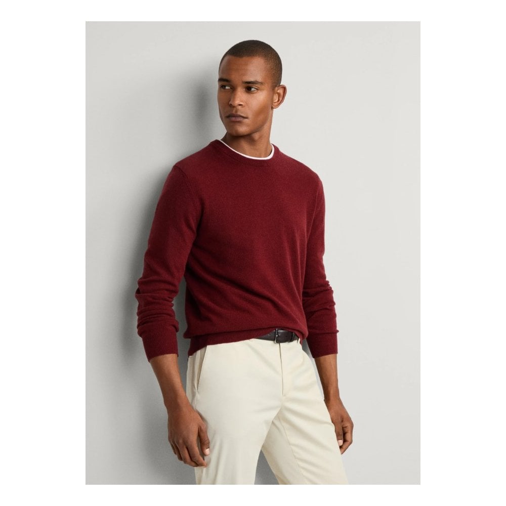 Merino Wool Blend Crew-Neck Jumper