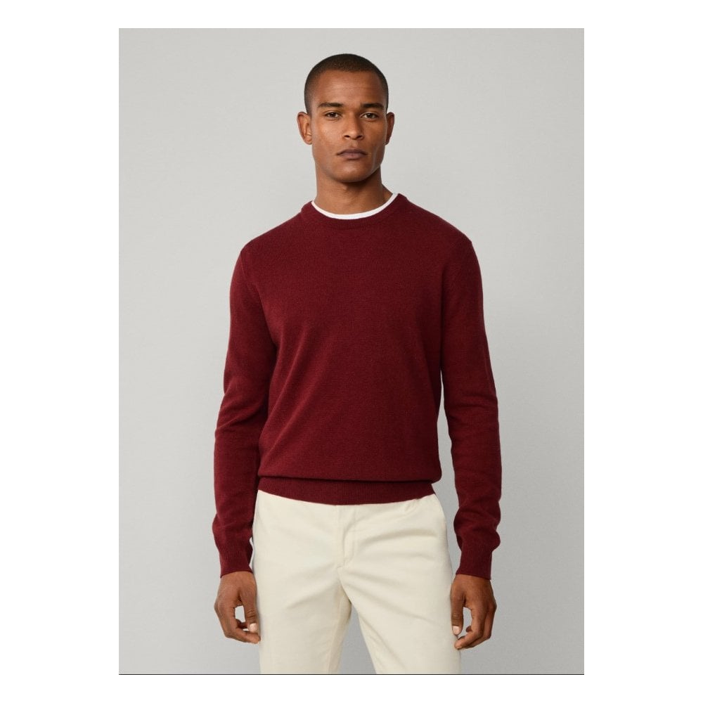 Merino Wool Blend Crew-Neck Jumper