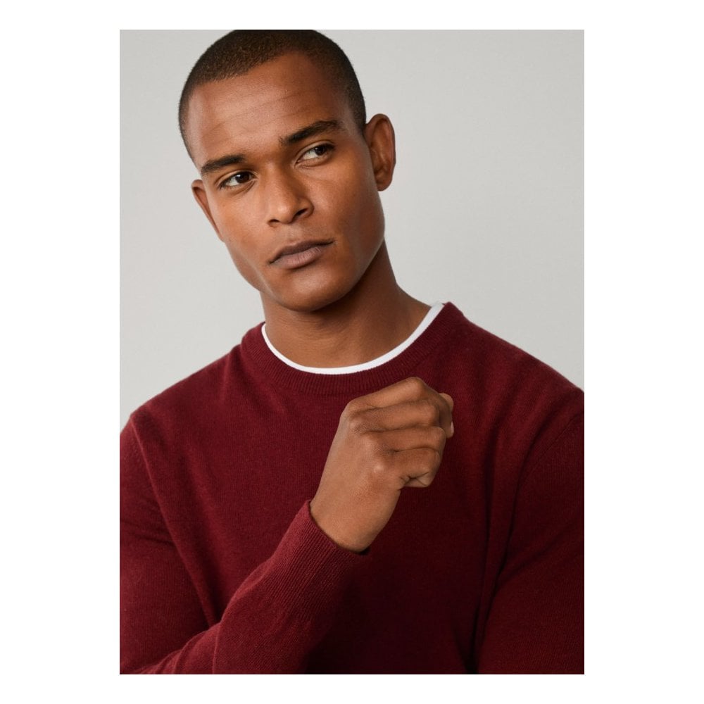 Merino Wool Blend Crew-Neck Jumper