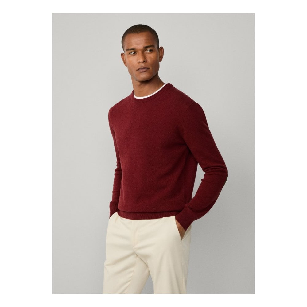Merino Wool Blend Crew-Neck Jumper