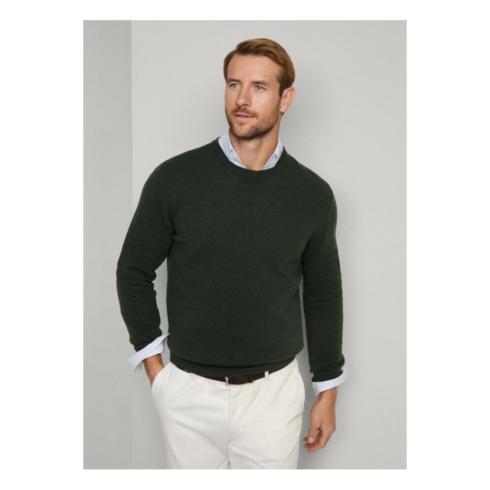 Merino Wool Blend Crew-Neck Jumper