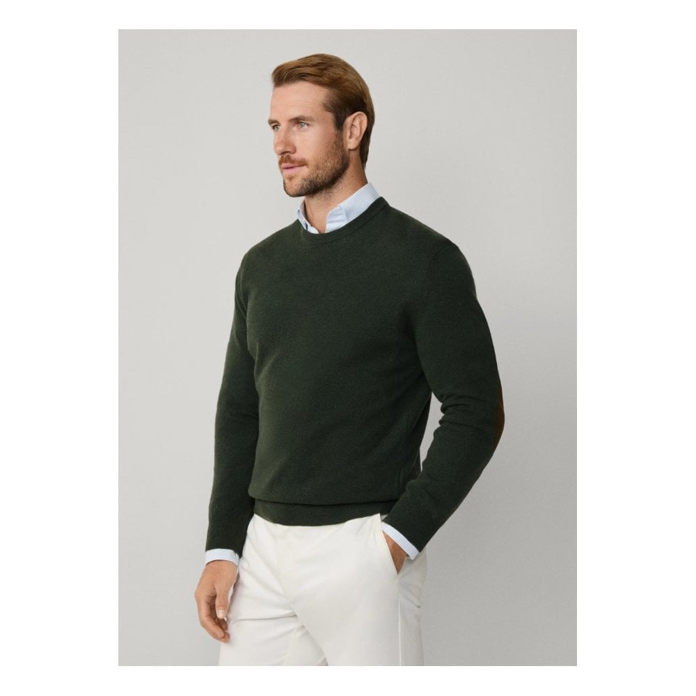 Merino Wool Blend Crew-Neck Jumper