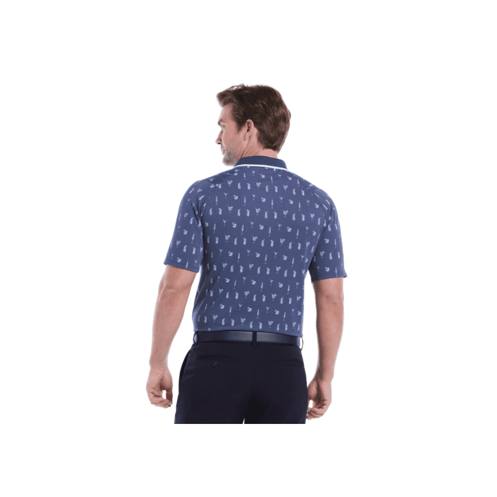 Geo Cocktail Print Golf Polo