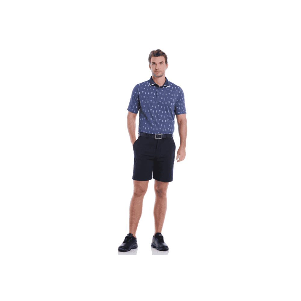 Geo Cocktail Print Golf Polo