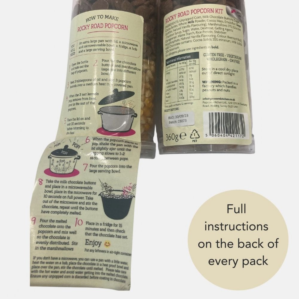 Christmas Chocolate Pop At Home Popcorn Kit