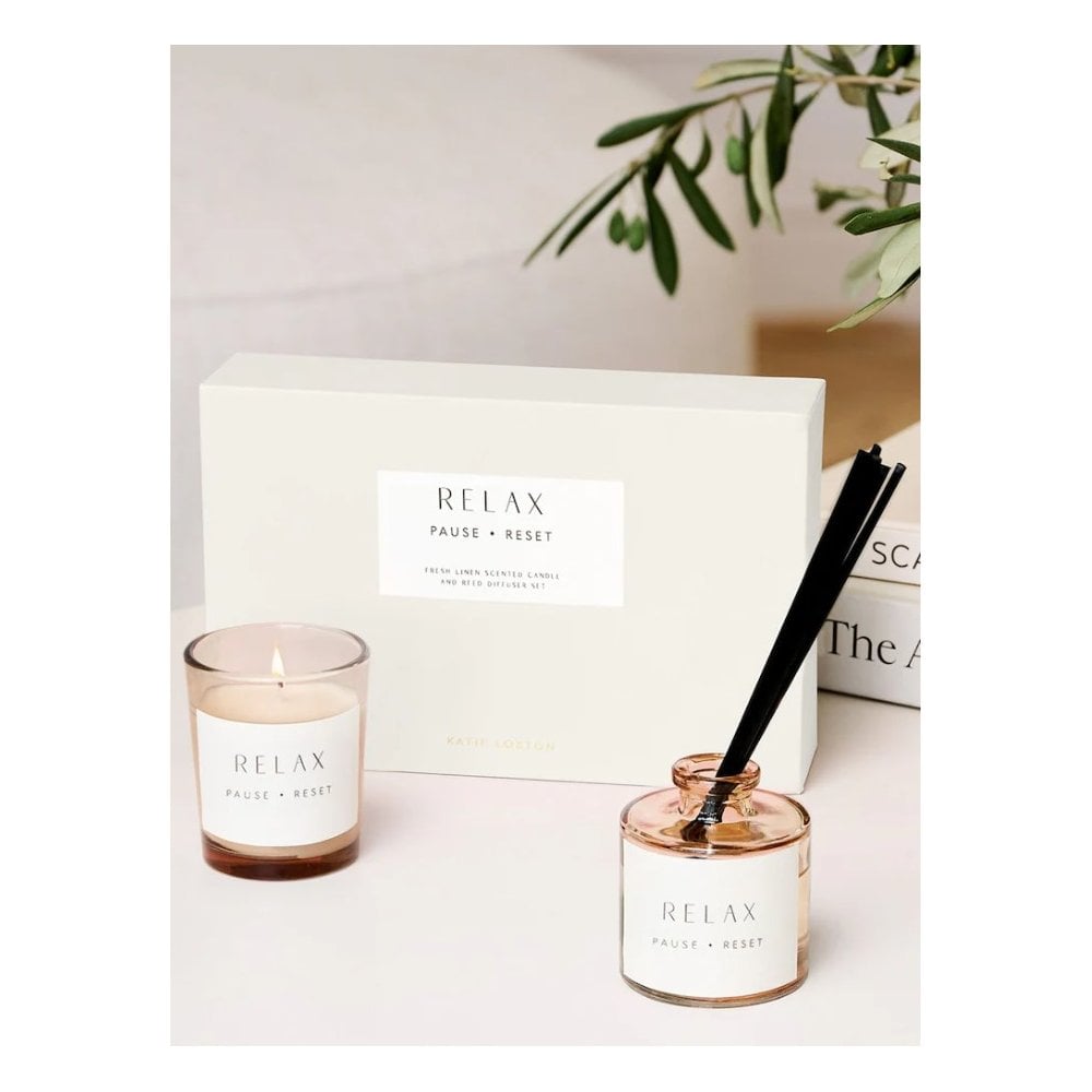 Mini Votive & Mini Reed Diffuser Home Gift Set