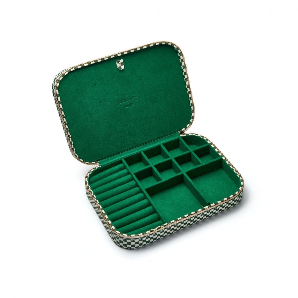 Shrimps Large Green Jewellery Case