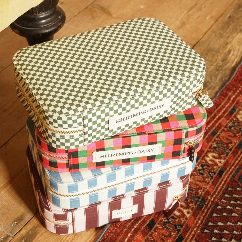 Shrimps Large Green Jewellery Case