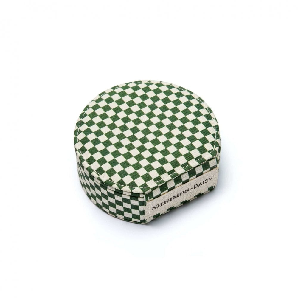 Shrimps Compact Green Jewellery Case