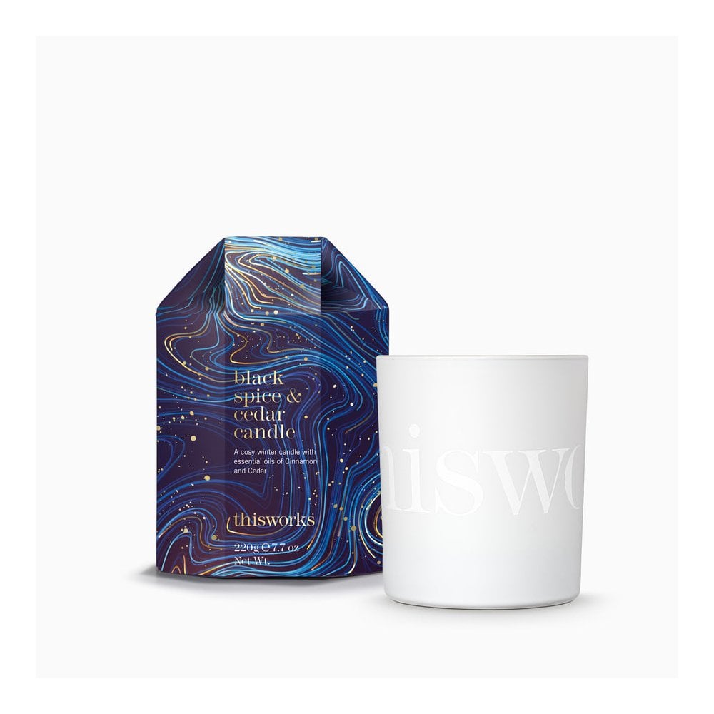 Black Spice & Cedar Candle