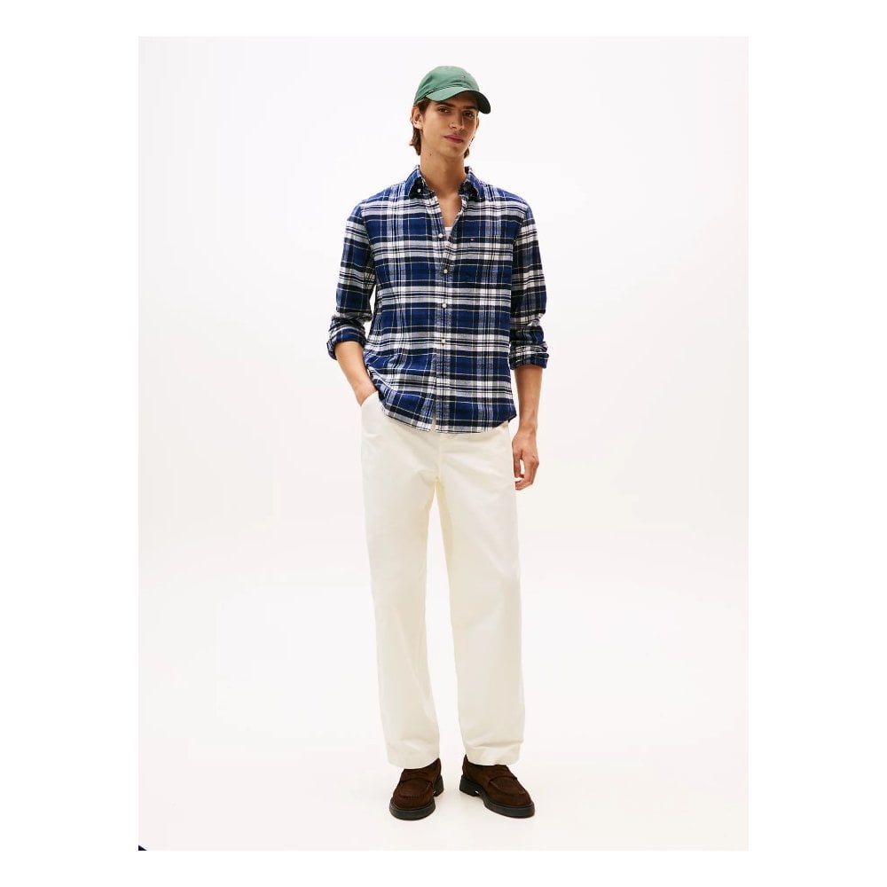 Regular Fit Tartan Check Flannel Shirt