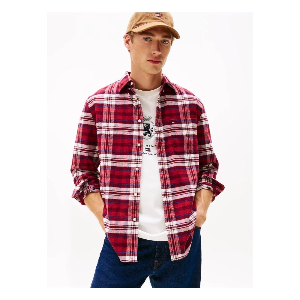 Regular Fit Tartan Check Flannel Shirt