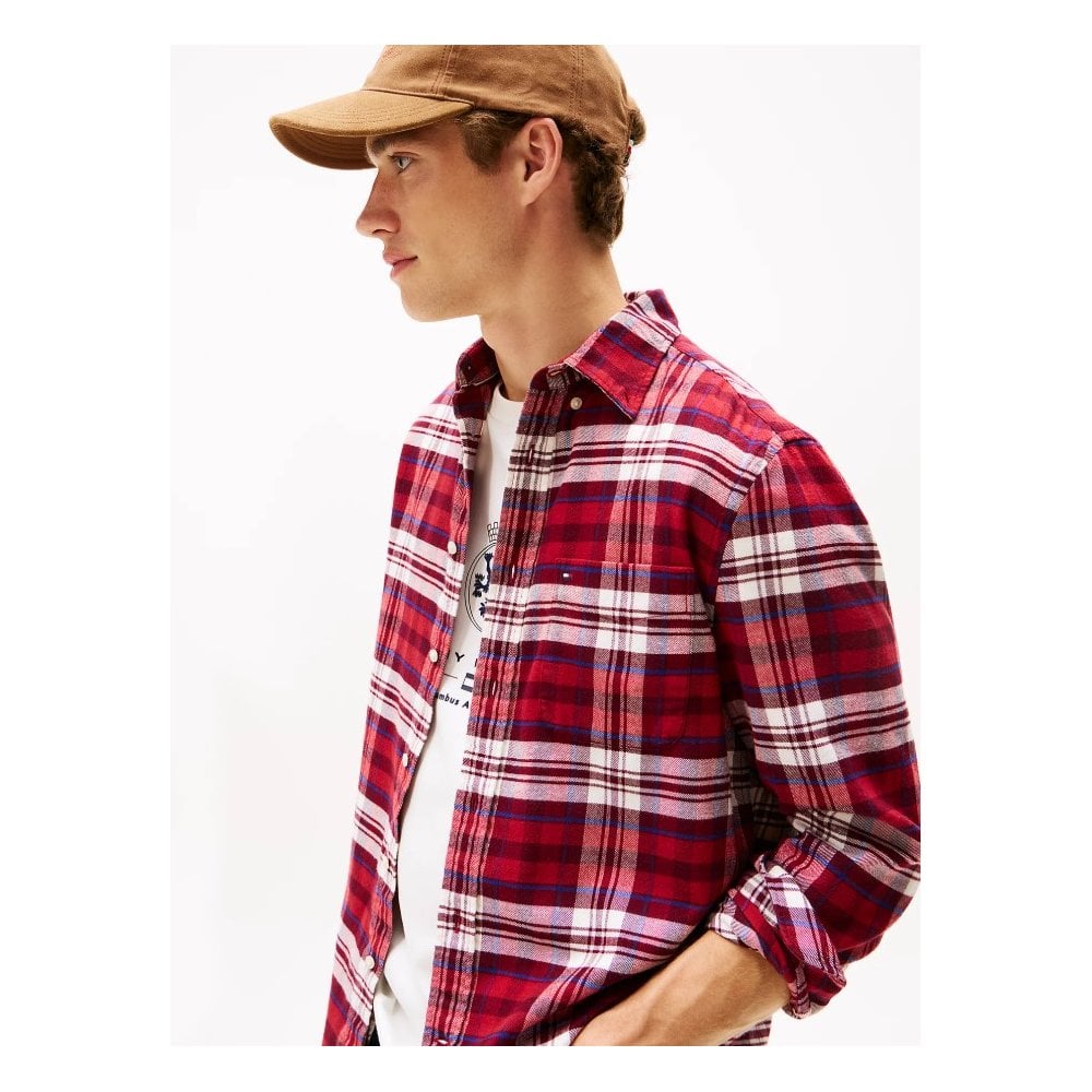 Regular Fit Tartan Check Flannel Shirt