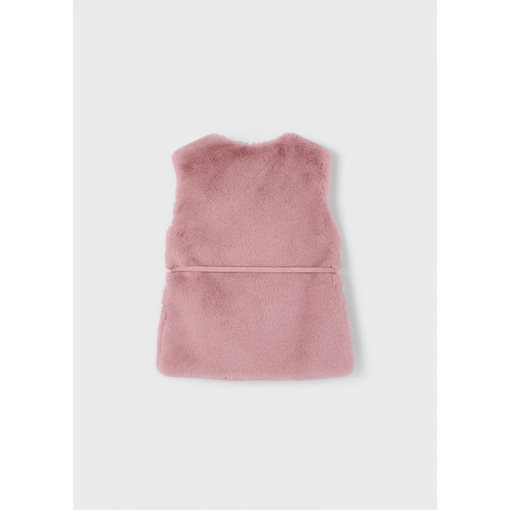 Fur Gilet with Belt