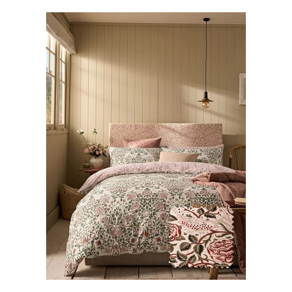 Rose Reversible Duvet Cover Set