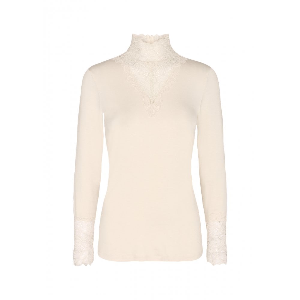 SC-Marica 20 Lace Collar Long Sleeve T-Shirt