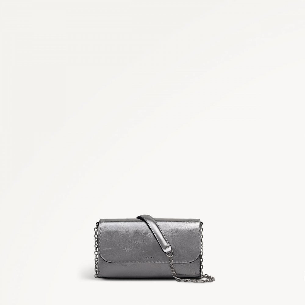The Rathbone Metallic Micro Flapover Cross Body Bag